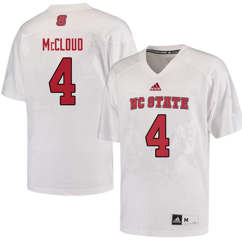 Men #4 Nick McCloud NC State Wolfpack College Football Jerseys Sale-Red